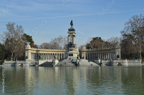 Madrid - Buen Retiro Park - Monument to Alfonso XII