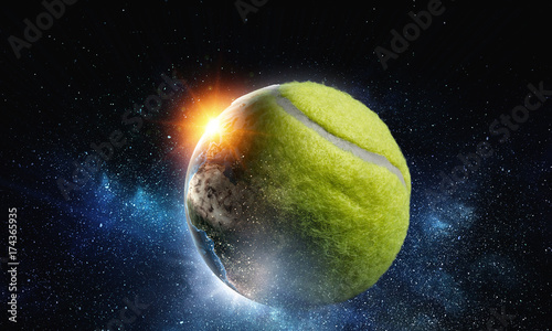 Big tennis game © Sergey Nivens