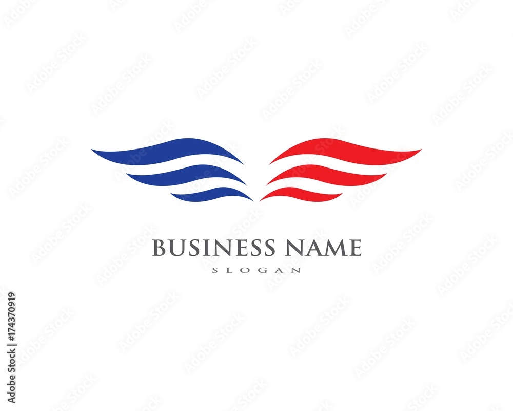 Falcon Wing Logo Template vector icon design Falcon Wing Logo Template vector icon design