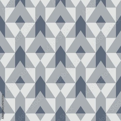 Pattern with stripe, chevron, geometric shapes