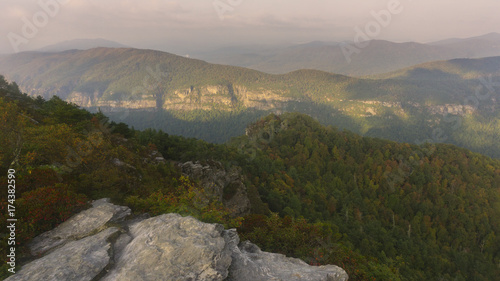 A view of the Linville Gorge in Western North Carolina.