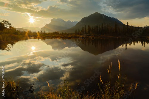 First Light In Canadian Rockies