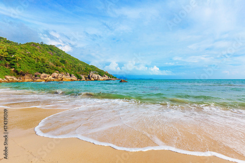 Silver beach on Koh Samui in Thailand.