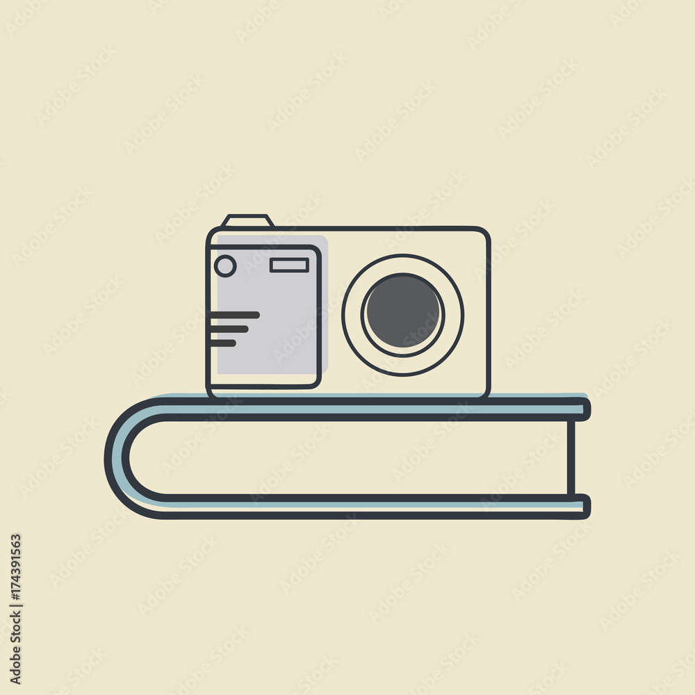 Fototapeta premium Vector of camera icon