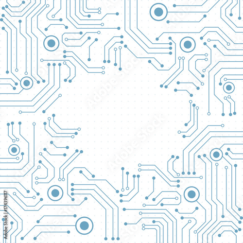 Abstract technological background. Structure square pattern backdrop. Vector illustration