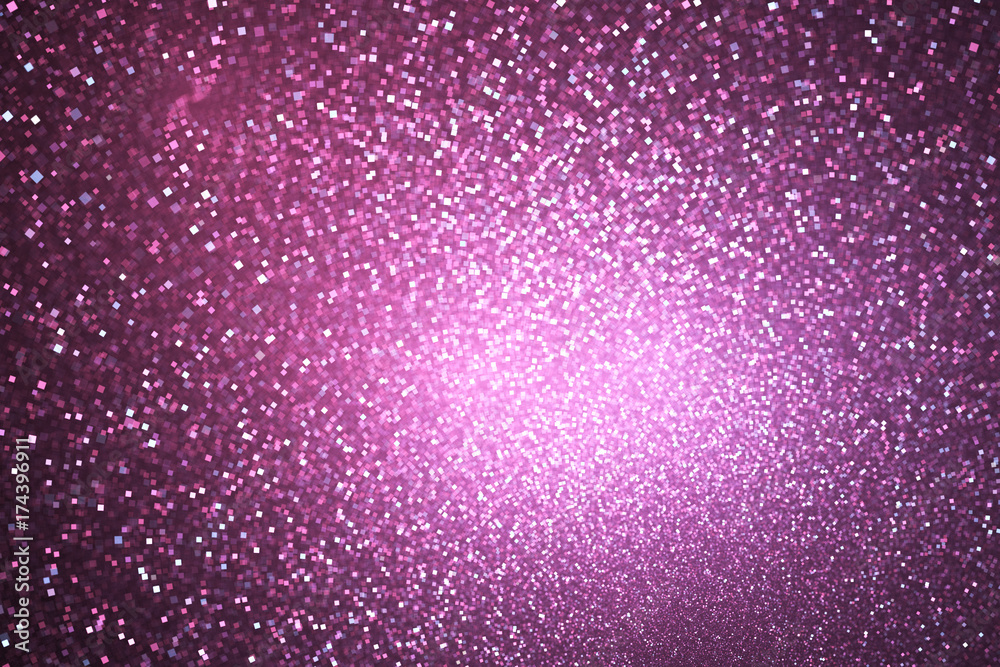 Abstract pink sparkles on black background. Fantasy fractal texture. Digital art. 3D rendering. Abstract pink sparkles on black background. Fantasy fractal texture. Digital art. 3D rendering.