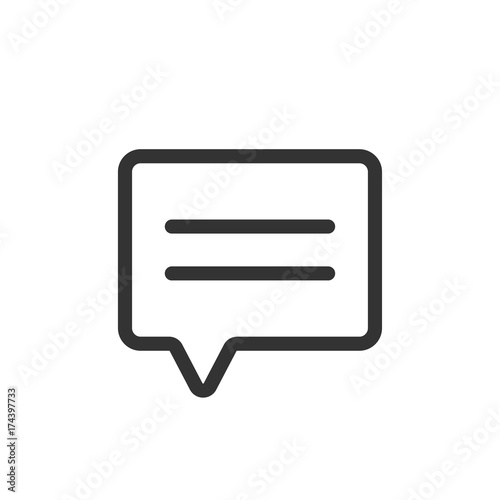 Communication Line - Message Icon
