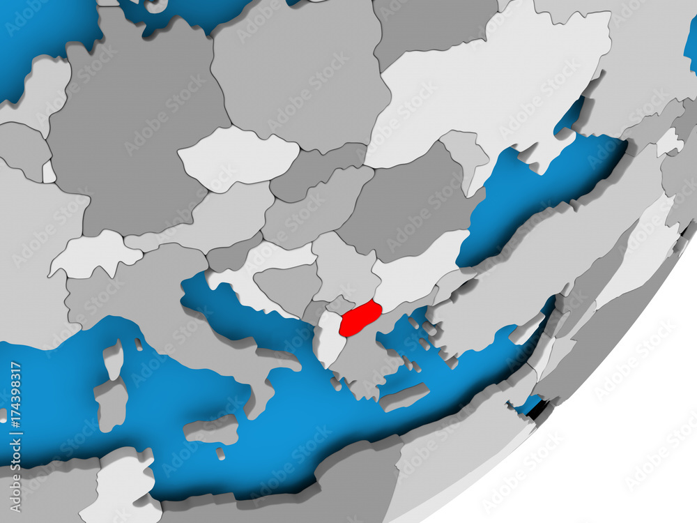Fototapeta premium Map of Macedonia
