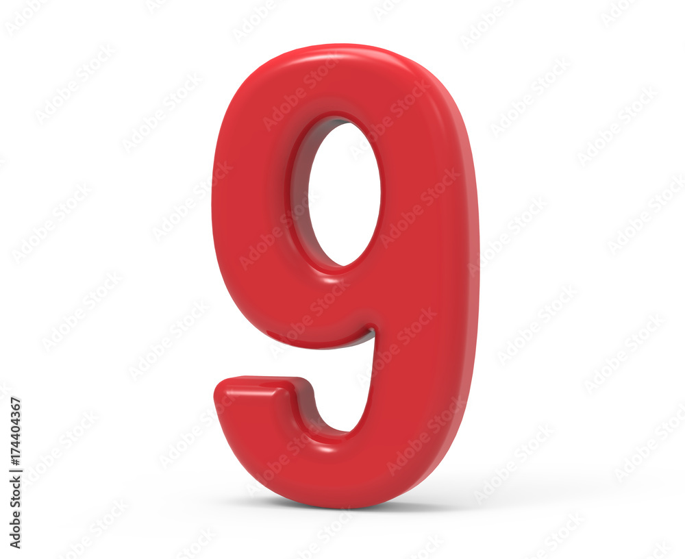 red number 9 red number 9