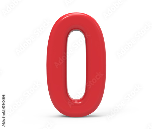 red number 0