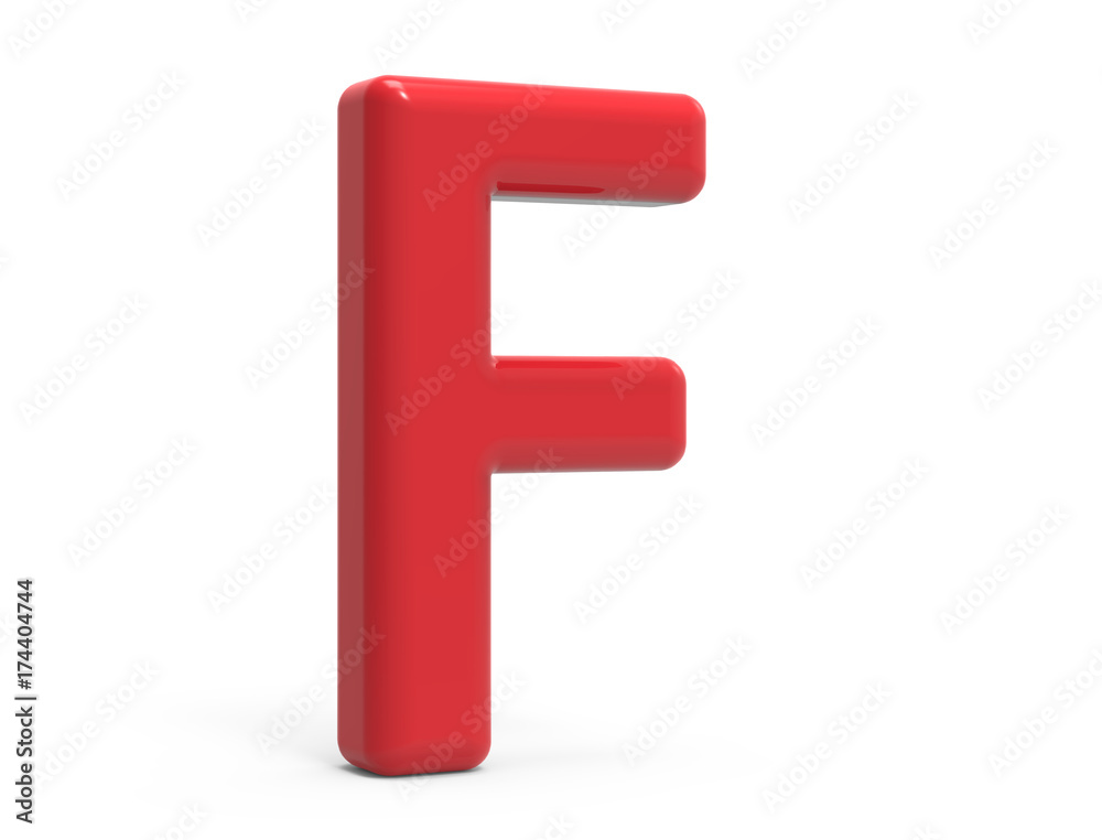 red letter F red letter F