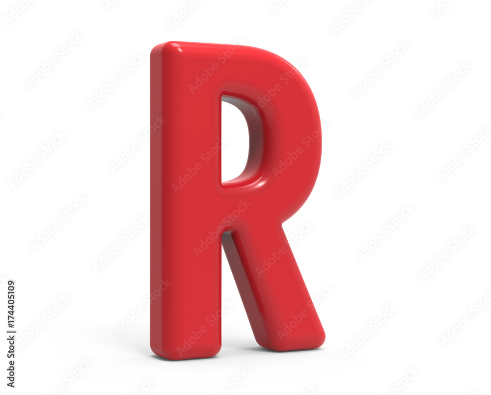 red letter R red letter R