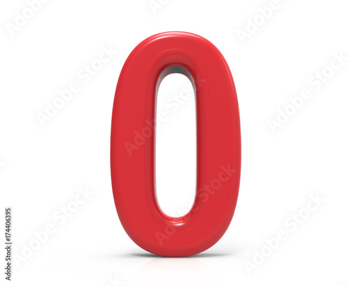 red number 0