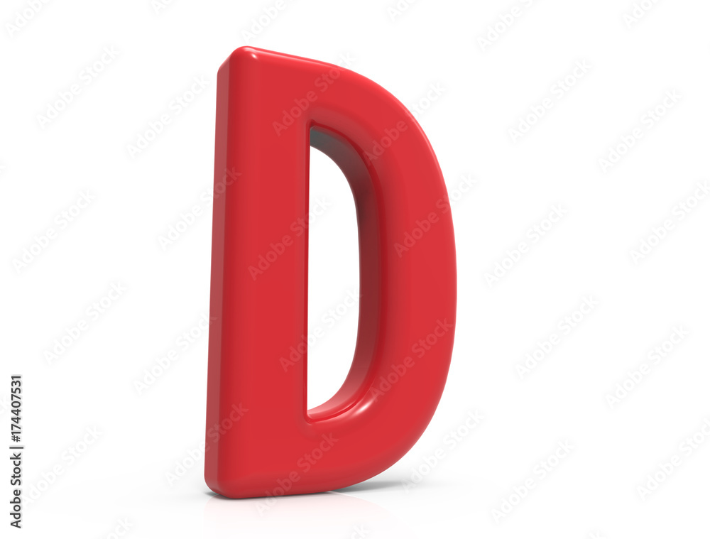 red letter D red letter D