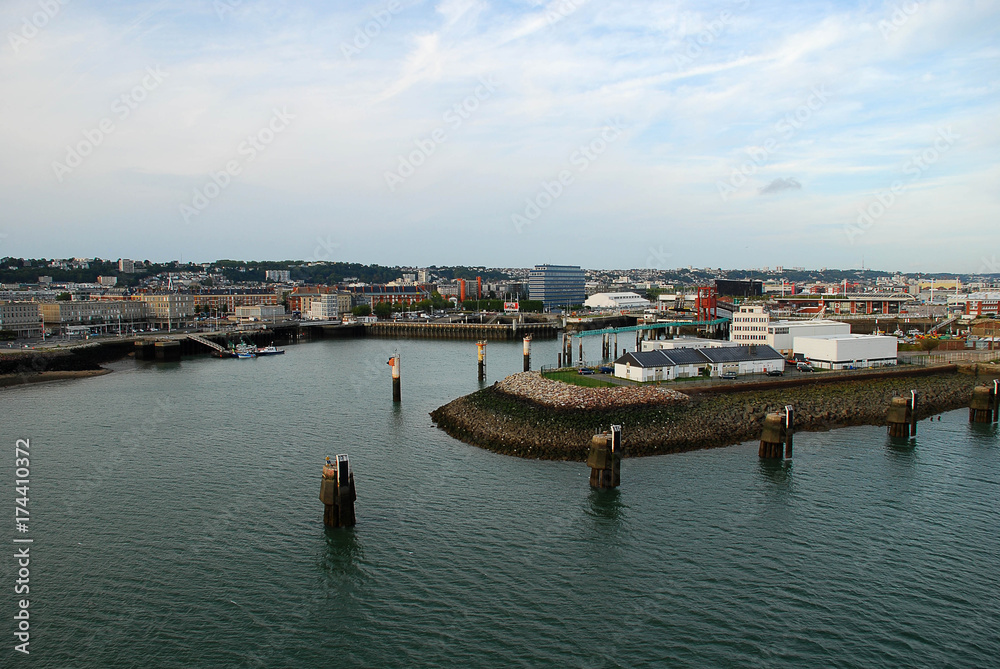 The port of Le Havre (Normandie, France)