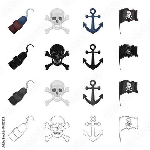 History, travel, wanderings and other web icon in cartoon style.Ocean, foray, attributes, icons in set collection.