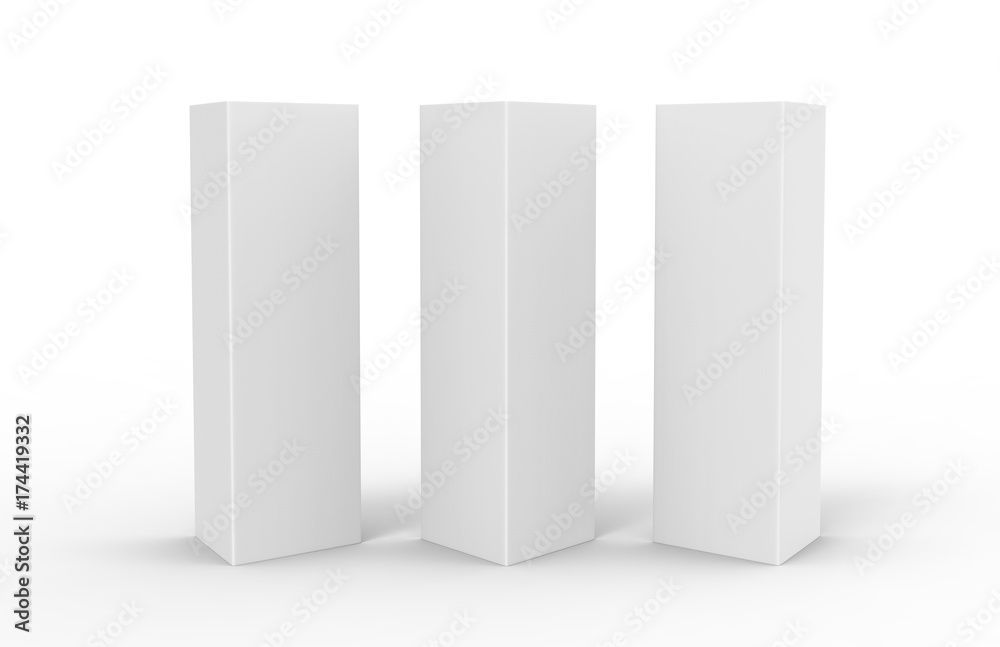 White Blank Empty Paper Tri-fold Table Tent card Mock-up Template. 3d render illustration White Blank Empty Paper Tri-fold Table Tent card Mock-up Template. 3d render illustration