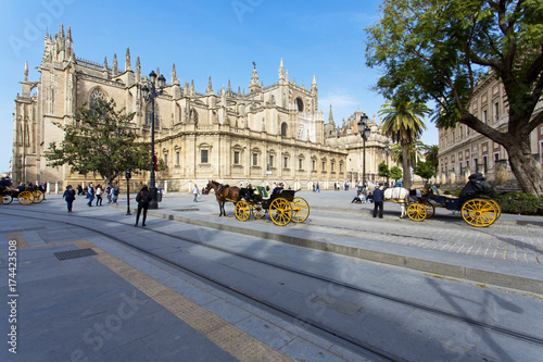 The Cathedral of Saint Mary of the See in Seville