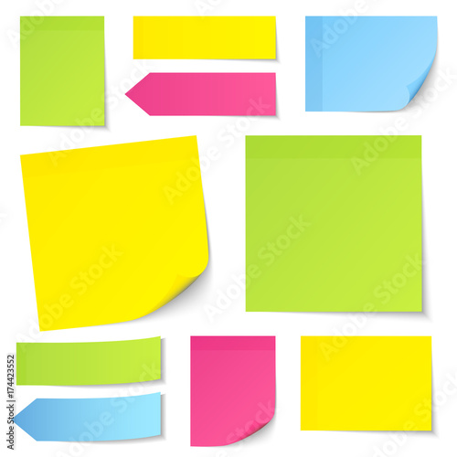 Collection Color Stick Notes Mix Color