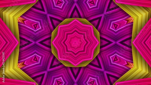 Abstract motion background. Kaleidoscope.