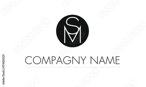 Logo Minimalist Luxury SM