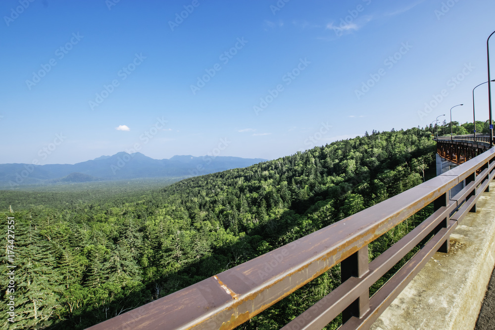 北海道　松見大橋からの風景