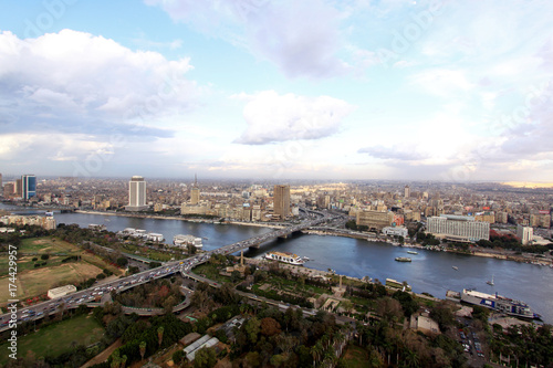 Panorama of Cairo Egypt