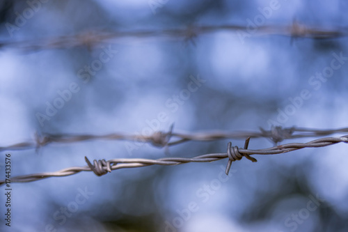 Foto Stacheldrahtzaun, Flüchtlingskrise