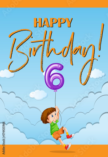 Birthday car for six years old boy