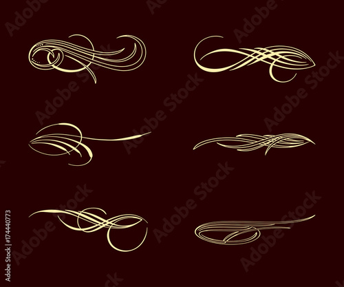 america pinstriping style collection set