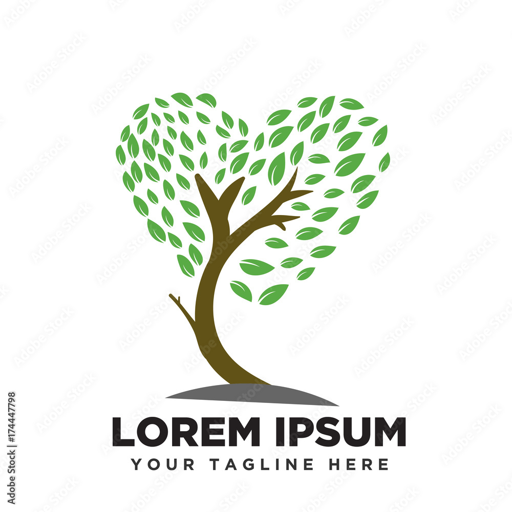 Obraz premium love heart tree