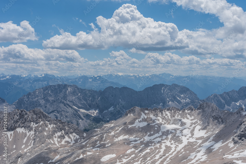 The mountains of Alps in Tyrol, Austria