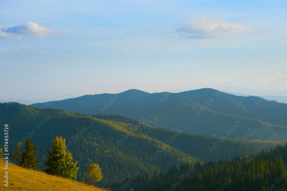 Carpathians Mountains landscape, Romania