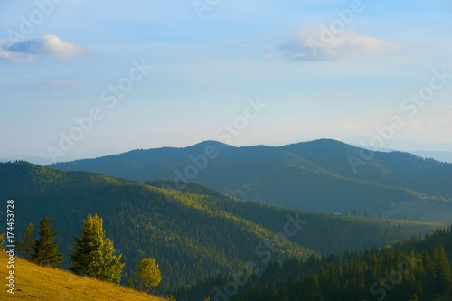Carpathians Mountains landscape, Romania