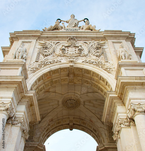 Lisbon Triumphal Arch. Port...