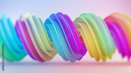 Bright colorful gradient sp...
