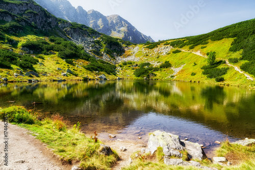 Fototapeta Naklejka Na Ścianę i Meble -  Lakes Rohacske plesa in West Tatras, Slovakia
