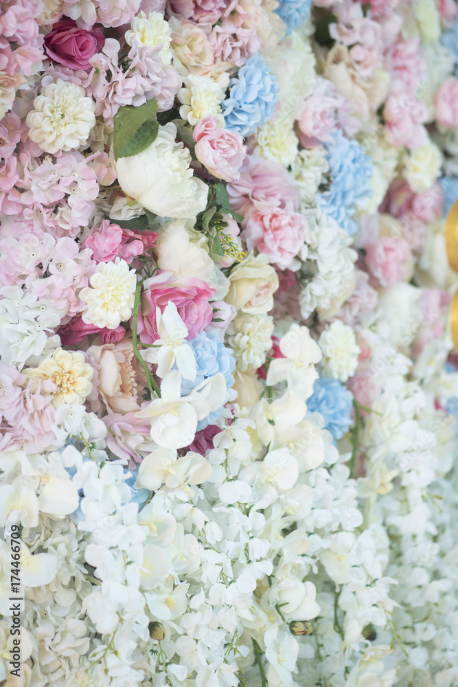 Fototapeta premium White wedding flower and decoration