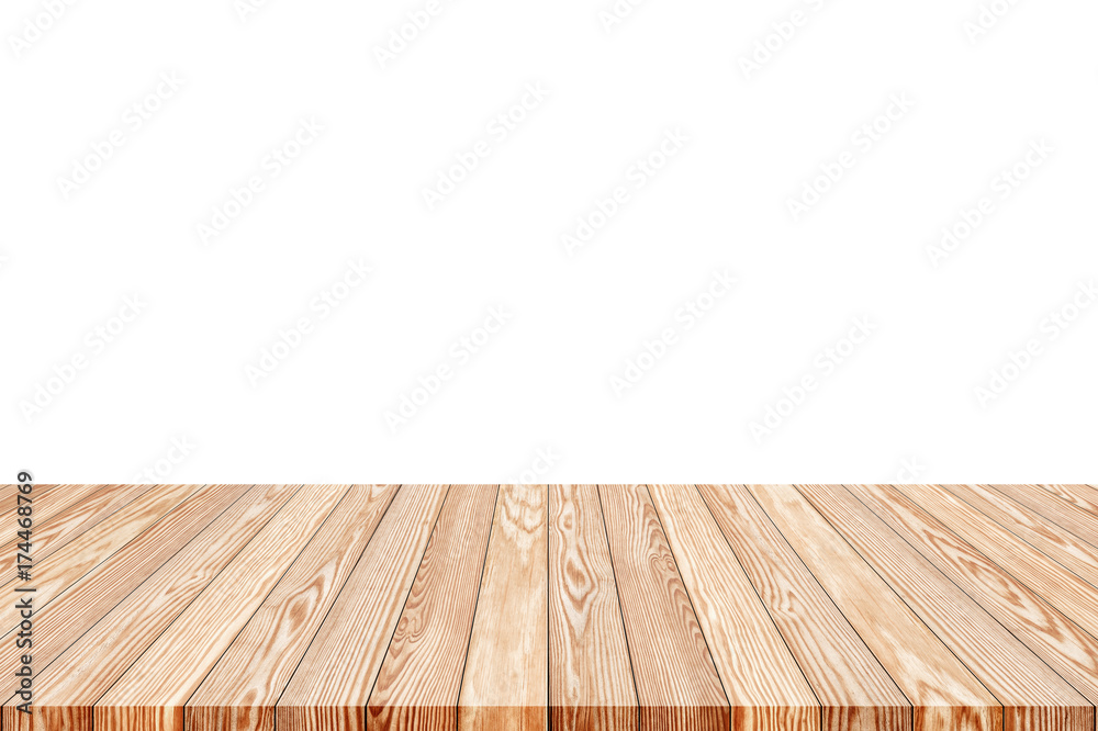 Wood Shelf Table isolated on white background, can be used for display or montage your products. Wood Shelf Table isolated on white background, can be used for display or montage your products.