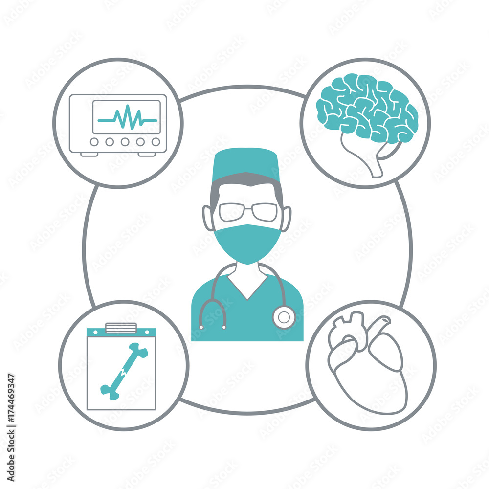Medical healthcare service icon vector illustration graphic design Medical healthcare service icon vector illustration graphic design