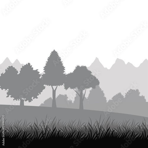 Nature background design icon vector illustration graphic design