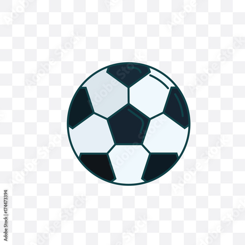 Football ball icon vector