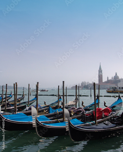 Gondolas Grand Canal Venice