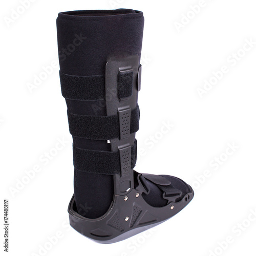 orthosis for immobility of broken bone of ankle