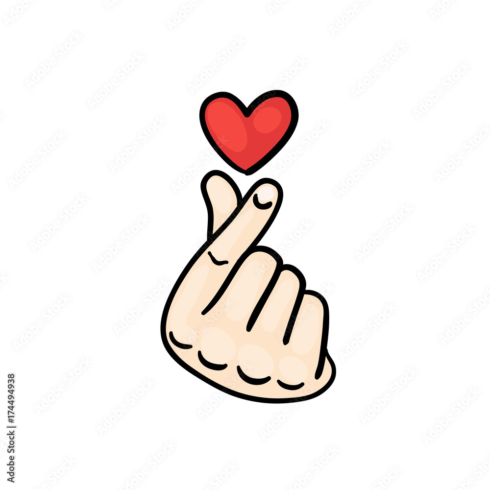 Love You Hand Gesture Neon Sign – AOOS Custom
