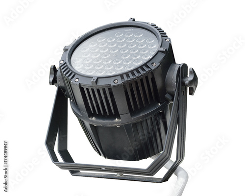 Spotlight or stage light isolated on white  background.