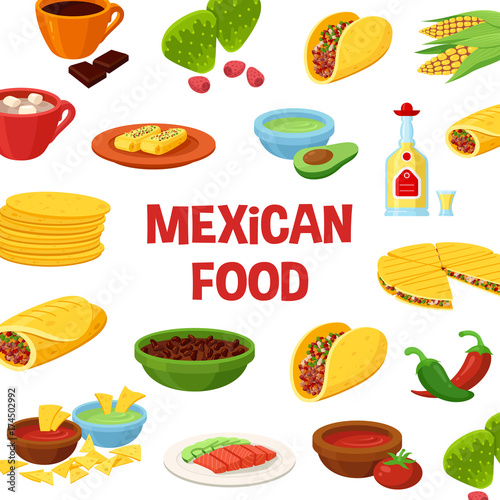 Mexican food poster