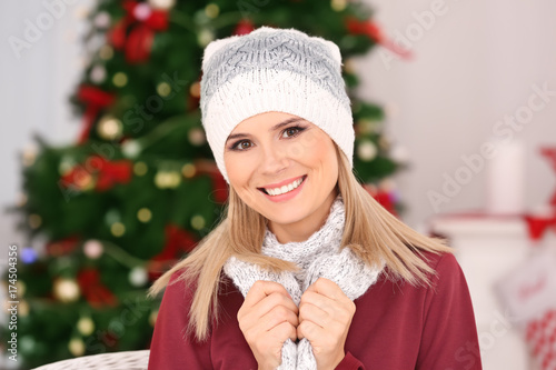 Young beautiful woman with ...