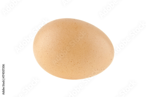 chicken egg isolated on white background