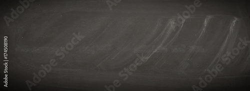 Blackboard background panorama, vector illustration